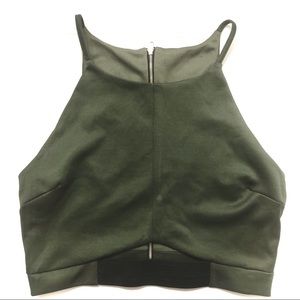 Halter Active Front Hollow womens  Top